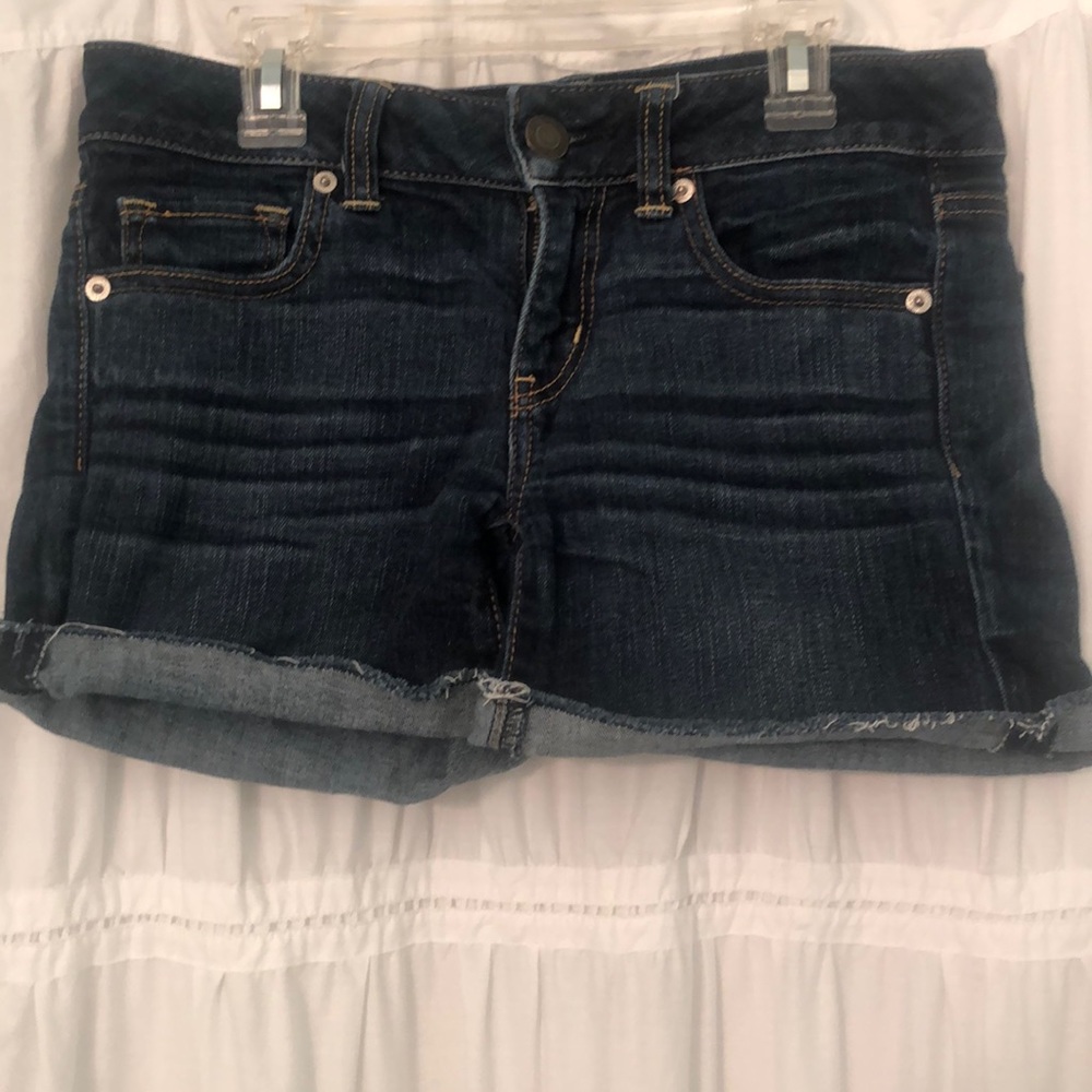American eagle midi jean short